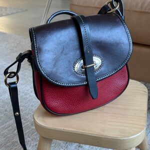 Dooney & Bourke Black and Red Crossbody Bag